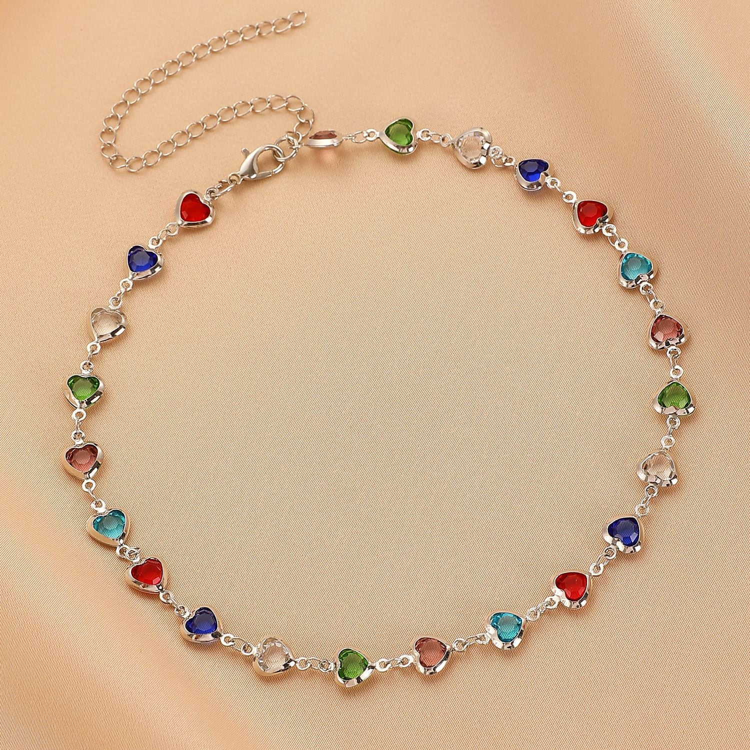 Wholesale Love color zircon chain